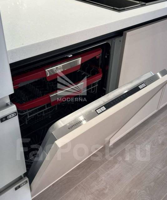 Встроенный кухонный гарнитур Бланк Кухня на заказ Модерна, прямая ...