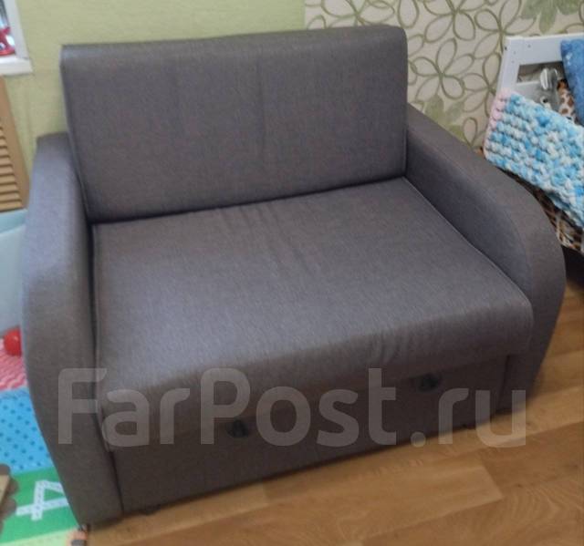 Кресло-кровать, светлое дерево, серый, новый, в наличии. Цена: 15 000 ...
