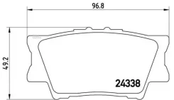 ������� ��������� RR Toyota Camry 06- Brembo P83089, ������ ������ P83089 ����