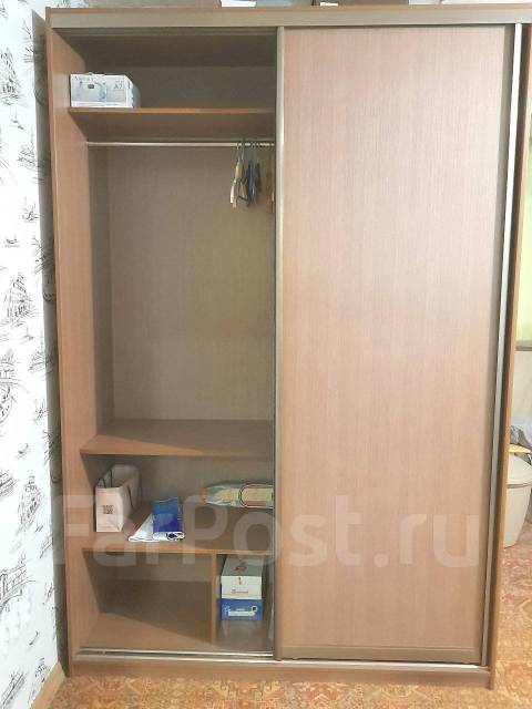 Шкаф купе, дсп, количество дверей: 2, светлое дерево, 150,5 см, 225,0 ...