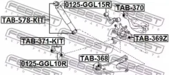 ����������� ������� ������ Toyota Highlander (NAP) ASU50, GSU5#, GVU58 2013.12- [US] Febest TAB368 TAB368 ����