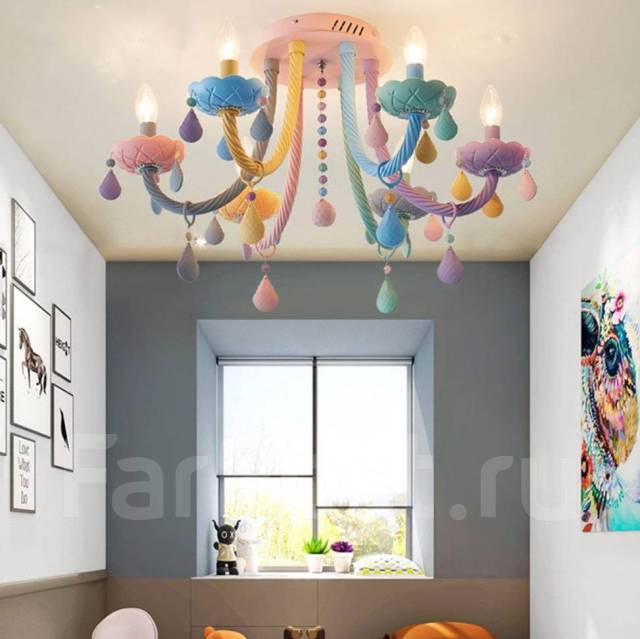 Дизайнерская люстра в детскую комнату Candy арт. BLS32-13 в наличии ...