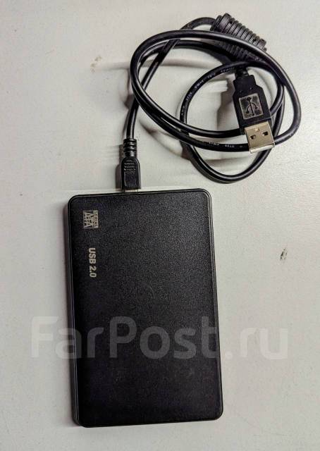Переносной жёсткий диск HDD 500GB, 500 Гб, USB, б/у, в наличии. Цена: 1 ...