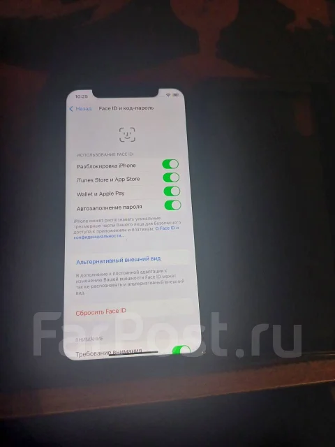 Apple iPhone X. �/�, 256 ��, �����, 4G LTE ����
