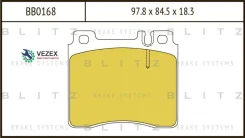 ������� ��������� MB W140 -98 �����. Blitz BB0168 BB0168 ����