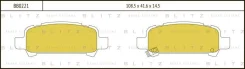 ������� ��������� Subaru Legacy/Impreza/Forester 92- ����. Blitz BB0221 BB0221 ����