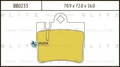 ������� ��������� MB W220 98- ����. Blitz BB0233 BB0233 ����