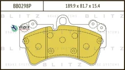 ������� ��������� VW/Porsche/AUDI Touareg/Cayenne/Q7 03- �����. Blitz BB0298P BB0298P ����