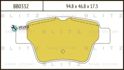 ������� ��������� �������� ������ Citroen C4 04- Blitz BB0332 BB0332 ����