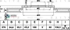 ���� ��������� FORD Transit 00- �����. ����. Blitz BS0109 BS0109 ����