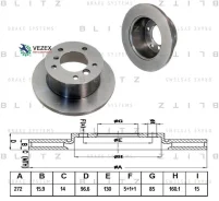 ���� ��������� MB Sprinter 95- ����. Blitz BS0119 BS0119 ����