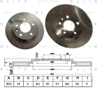 ���� ��������� ������ VW Sharan 95-/ FORD Galaxy 95- Blitz BS0118 BS0118 ����