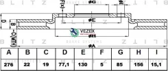 ���� ��������� MB Sprinter 95- �����. ����. Blitz BS0151 BS0151 ����