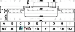 ���� ��������� ������������� | ����� | AUDI A6/A8/A6 Allroad quattro 04- Blitz BS0236 BS0236 ����