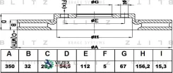 ���� ��������� MB X164/W164/W251/V251 06- �����. ����. Blitz BS0246 BS0246 ����