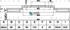 ���� ��������� MB W204/W212 07- �����. ����. Blitz BS0267 BS0267 ����