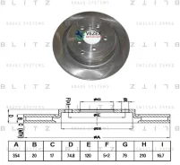 ���� ��������� LAND Rover Range Rover 09- ����. ����. Blitz BS0285 BS0285 ����