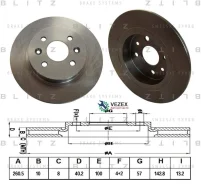 ���� ��������� ������ KIA Sephia/Shuma 97- Blitz BS0304 BS0304 ����