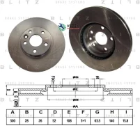 ���� ��������� �������� ������������� FORD Galaxy/Mondeo/S-Max 06 Blitz BS0340 BS0340 ����