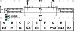 ���� ��������� MB W221 02- �����. ����. Blitz BS0363 BS0363 ����