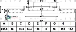 ���� ��������� VW Transporter/Multivan 03- ����. ����. Blitz BS0366 BS0366 ����