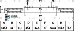 ���� ��������� Infiniti FX 35/45 03- �����. ����. Blitz BS0378 BS0378 ����