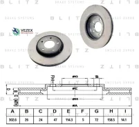 ���� ��������� FORD/Mazda Maverick/Tribute 00- �����. ����. Blitz BS0384 BS0384 ����