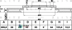 ���� ��������� Iveco Daily 02- �����. ����. Blitz BS0412 BS0412 ����