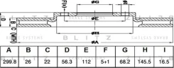 ���� ��������� VW T-IV 90- �����. ����. Blitz BS0502 BS0502 ����