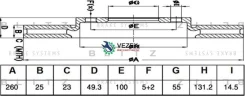 ���� ��������� Toyota Avensis 97- ������. Blitz BS0529 BS0529 ����
