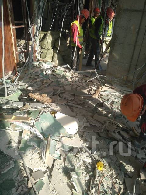 Демонтаж стен, перегородок, стяжки, полов, СанТехКабин, алмазная резка ...