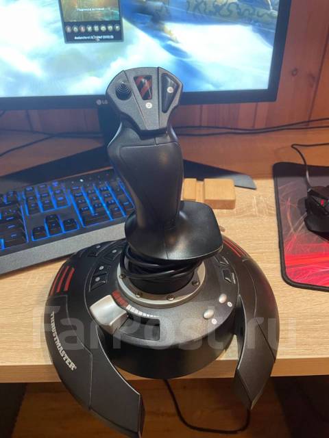 Игровой штурвал (Джойстик для самолета) Thrustmaster T-flight stick X ...