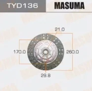 ���� ��������� 260*170*21*29.8 31250-35330, 31250-35332, 31250-60240 TYD136 ����