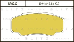 ������� ��������� �������� ������ FIAT Ducato 00- Blitz BB0282 BB0282 ����