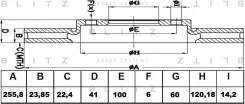 ���� ��������� �������� ������������� Daewoo Lanos/Nexia 95-OPEL Astra/Ascona/Kadett 87- Blitz BS0112 BS0112 ����