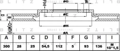 ���� ��������� �������� ������������� FORD Transit 06- Blitz BS0239 BS0239 ����