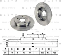 ���� ��������� ������ FORD Focus 11- Blitz BS0331 BS0331 ����