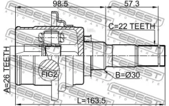 ���� ���������� ������ Mazda CX-5 KE 2011- 0511-CX5R Febest 0511CX5R 0511CX5R ����