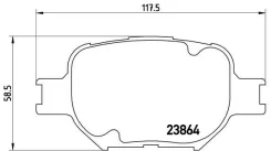 � � ����. ������� Fr T p83054 Brembo, ������ �������� P83054 ����