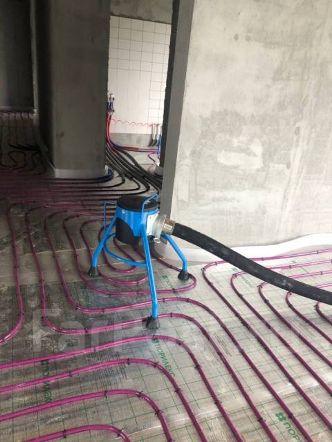 Полусухая механизированная стяжка пола за 1 день. Низкие цены. Договор ...