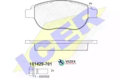 ������� ��������� PSA 307/207/C4 00- ICER 181429701 181429701 ����