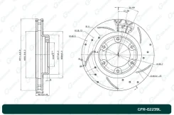 ���� ��������� ��������������� ������������� G-brake GFR-02239L ����� GFR02239L ����