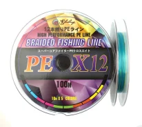 �������� ���� JpFishing PE X12 �1.0 (0.16��, 100�, 6,8��, 10� � 5 colors) ����