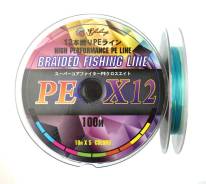 �������� ���� JpFishing PE X12 �4.0 (0.32��, 100�, 18,1��, 10� � 5 colors) ����