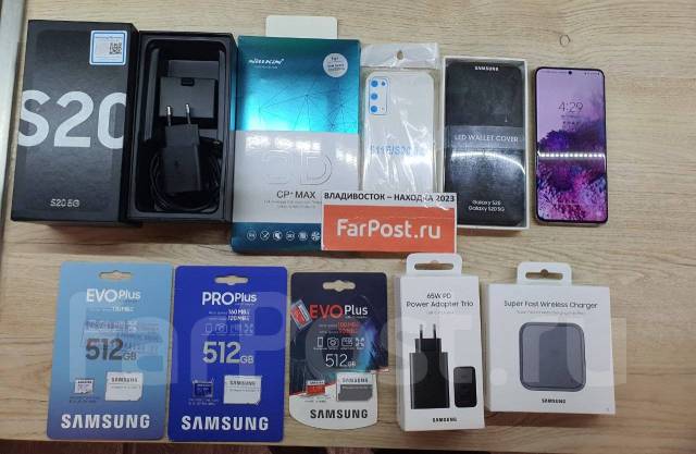 Смартфон Samsung Galaxy S20 12/128GB Snapdragon серый поддержка ESIM, 6 ...