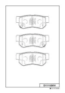 ������� ��������� �������� (� ������������ ���������) Hyundai Sonata IV (EF) D11118MH D11118MH ����