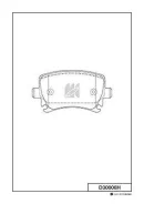 ������� ��������� �������� (� ������������ ���������) AUDI A3 (8P1) D30006H D30006H ����
