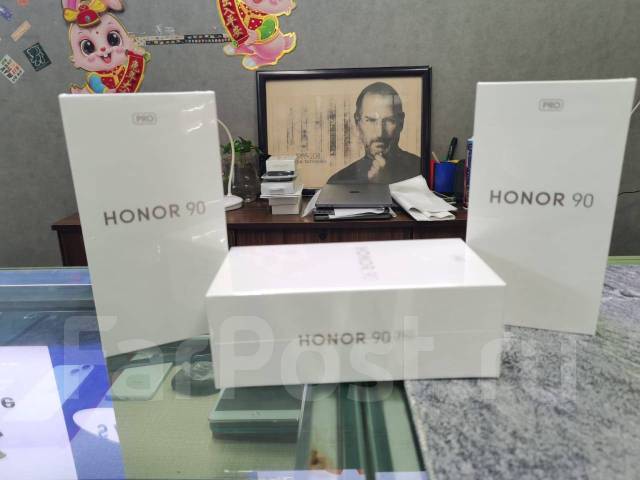 Новый! Honor 90 PRO такого еще нет в России, 256 гб, моноблок, черный ...