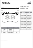 ������� �������� Mercedes E W212 SP1954 Sangsin Brake SP1954 SP1954 ����