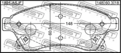 ������� �������� OPEL Astra J 2010- 1801-ASJF Febest 1801ASJF 1801ASJF ����